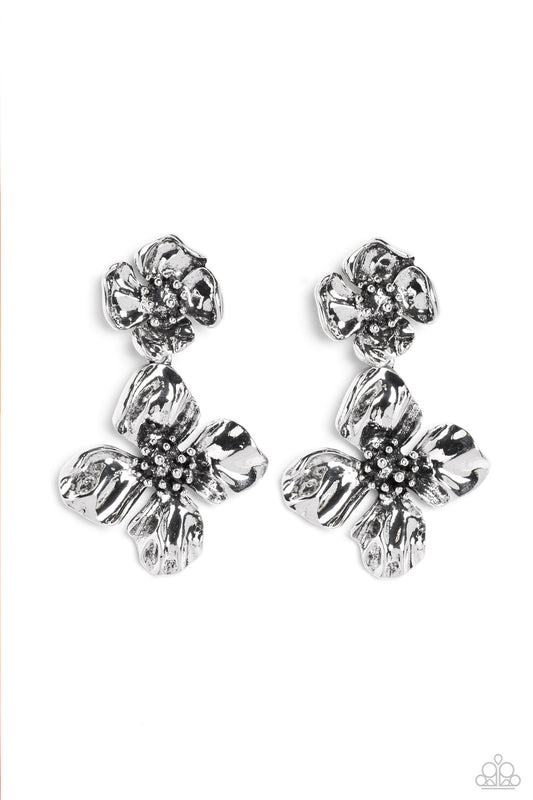 Paparazzi Gilded Grace - Silver Post Earring P5PO-SVXX-248XX