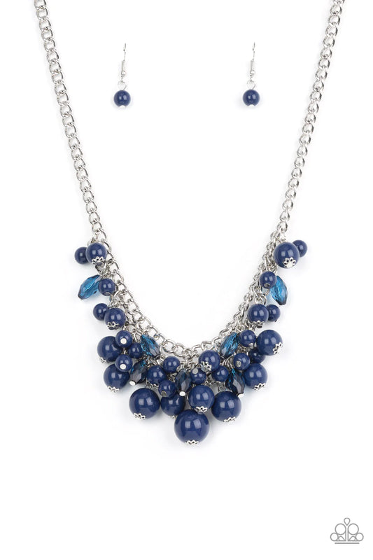 Paparazzi Broadway Bustle - Blue Necklace