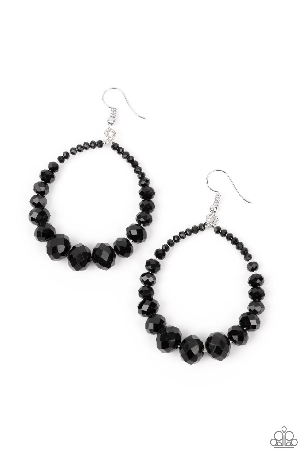 Paparazzi Astral Aesthetic - Black  Earring P5RE-BKXX-446XX