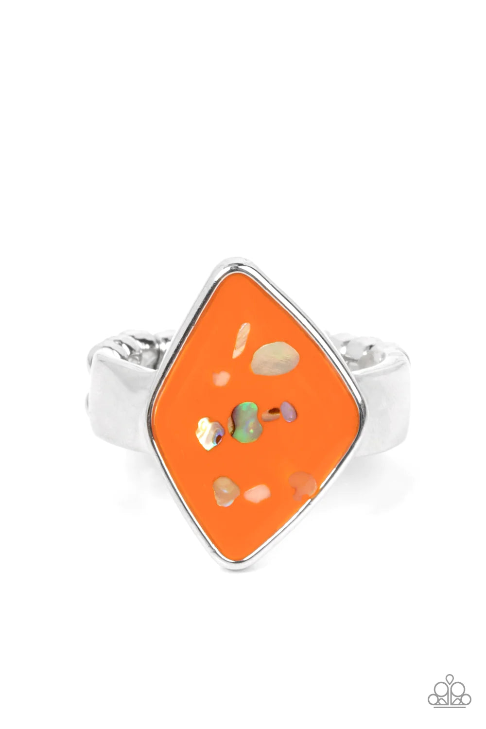 Stellar Shores - Orange Ring - Paparazzi Accessories