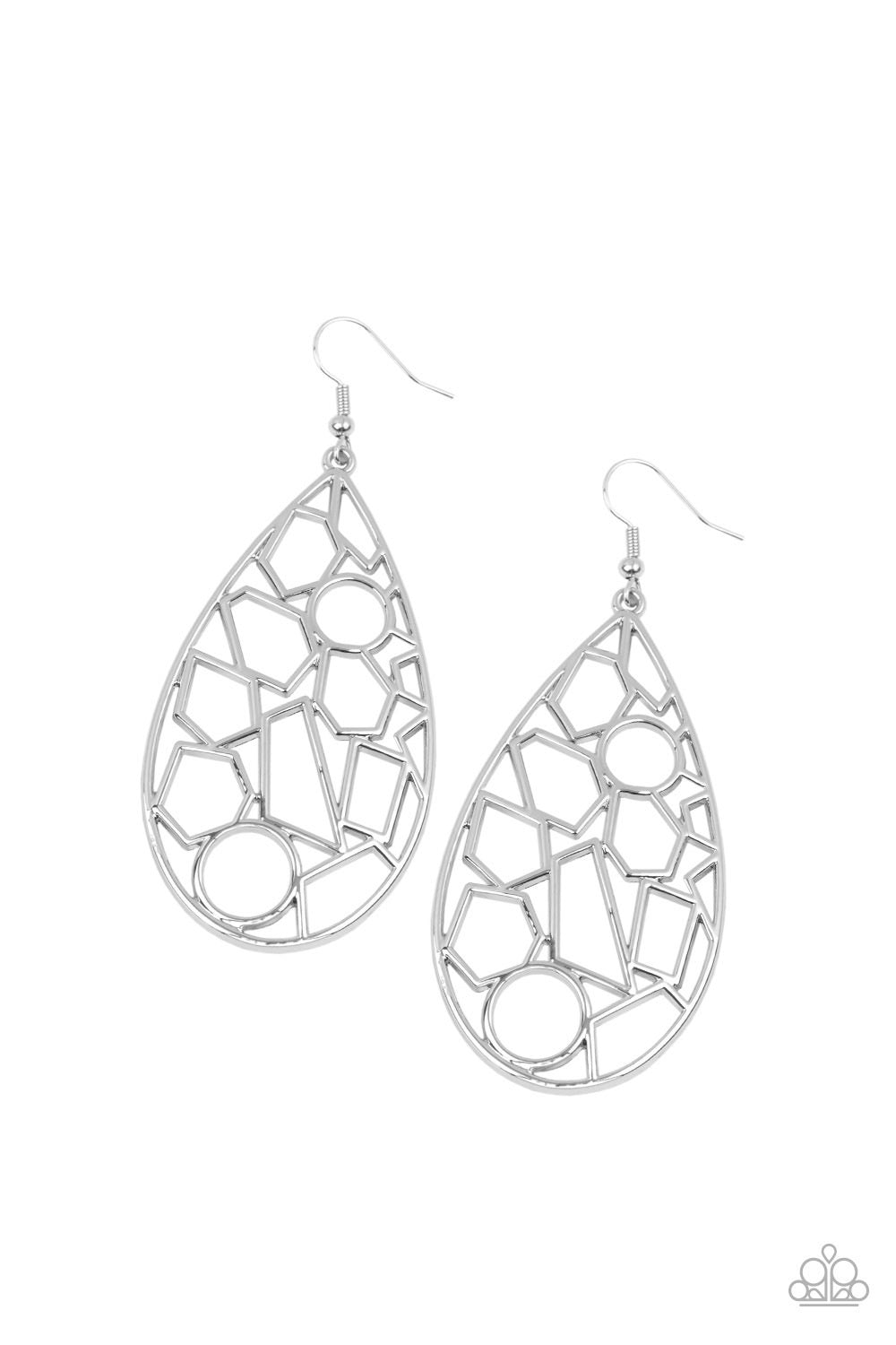 Reshaped Radiance-Silver Earring