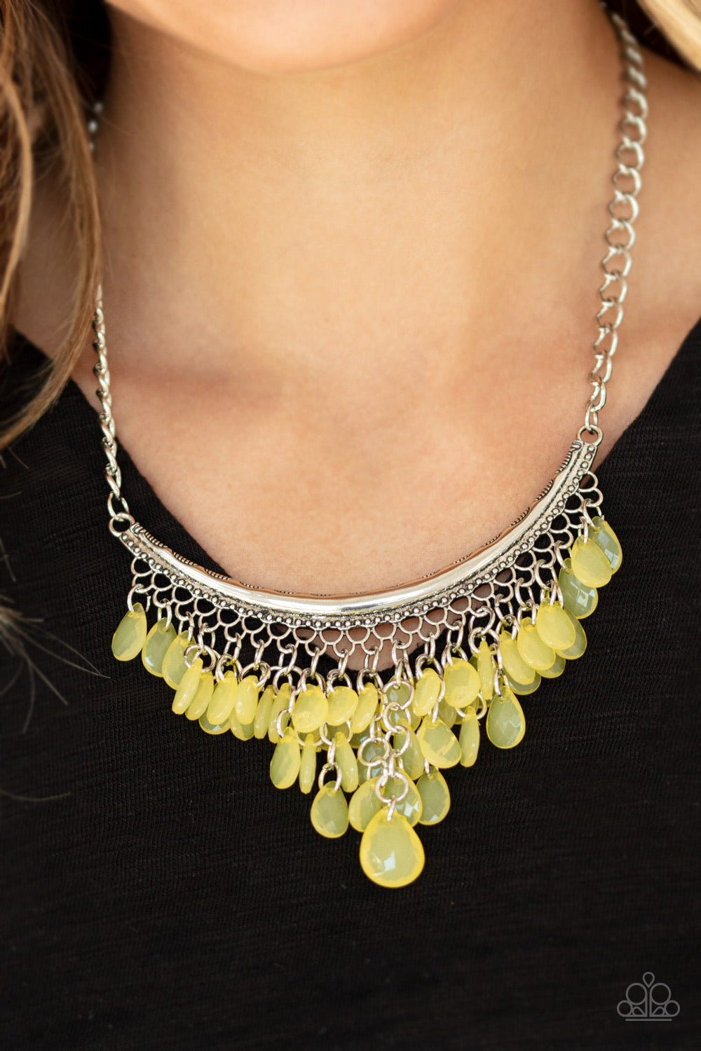 Rio Rainfall- Yellow Necklace