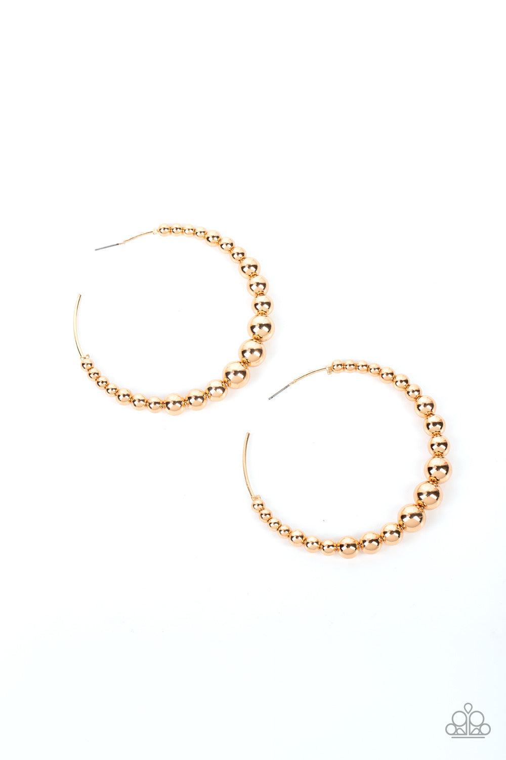 Paparazzi Show Off Your Curves - Gold  Post Earring P5HO-GDXX-244XX