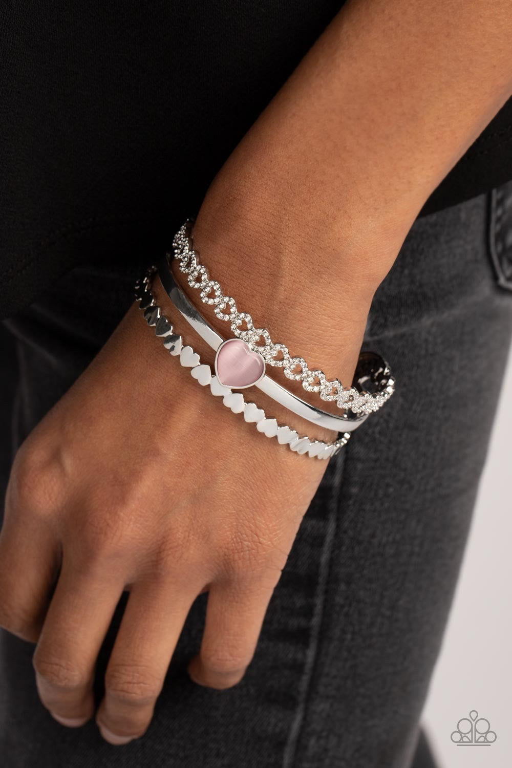 Paparazzi You Win My Heart - Pink Bracelet P9WH-PKXX-311XX