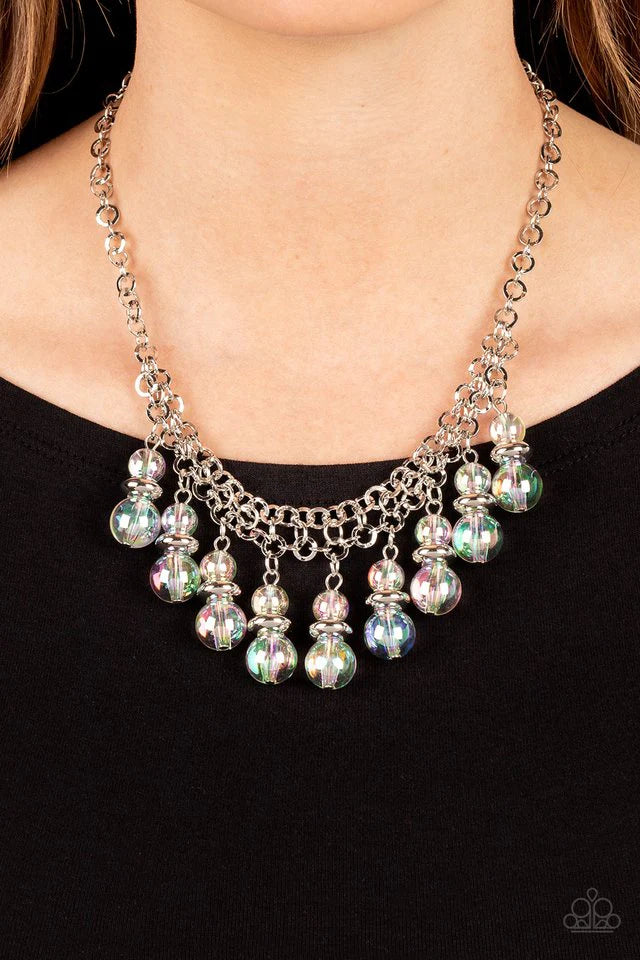 Paparazzi Necklace ~ Deep Space Diva - Multi