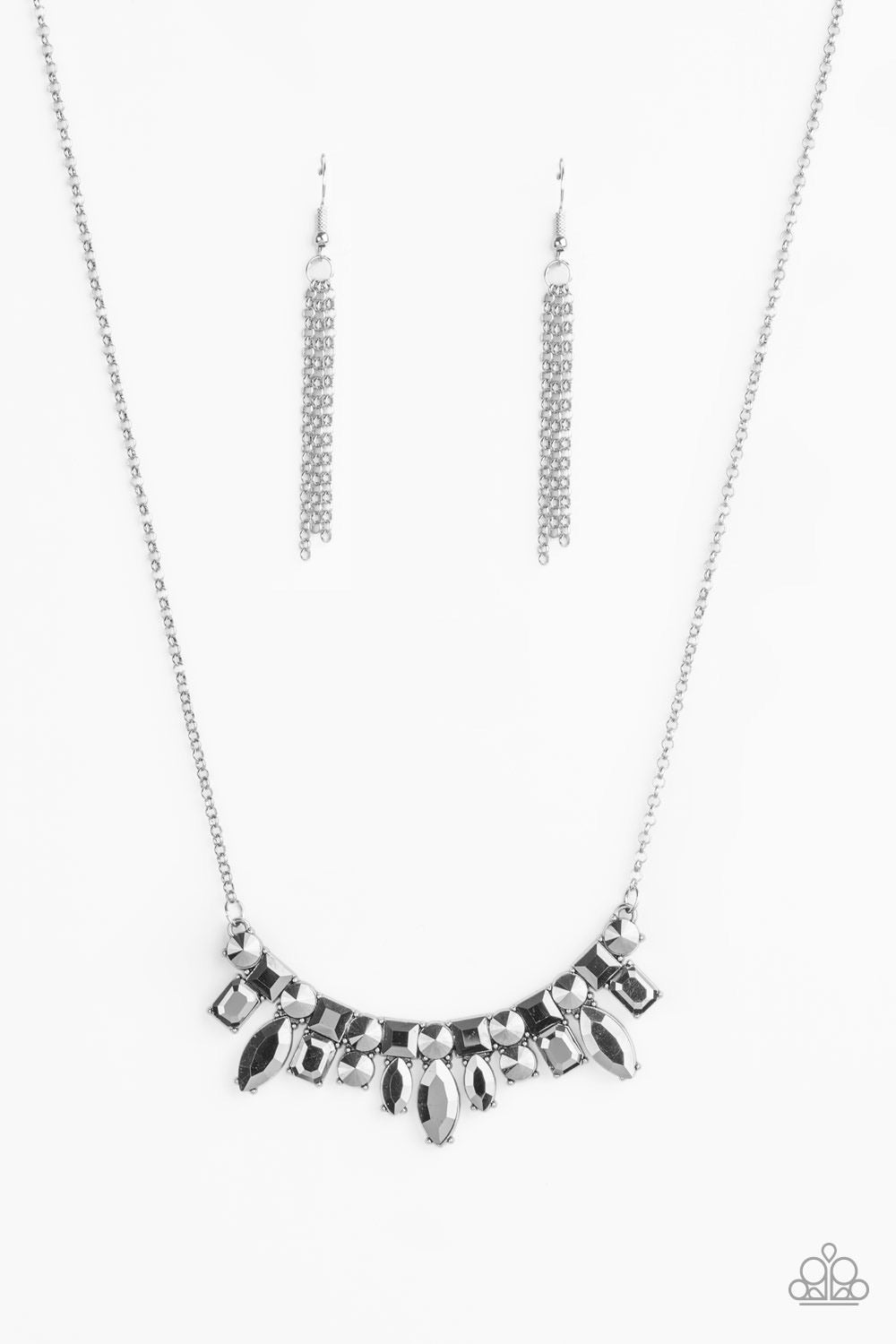 Wish Upon a ROCK STAR-Silver Necklace