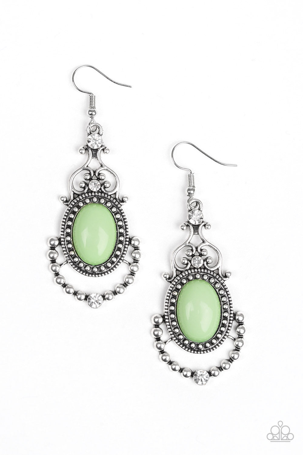 Paparazzi CAMEO and Juliet- Green Earring