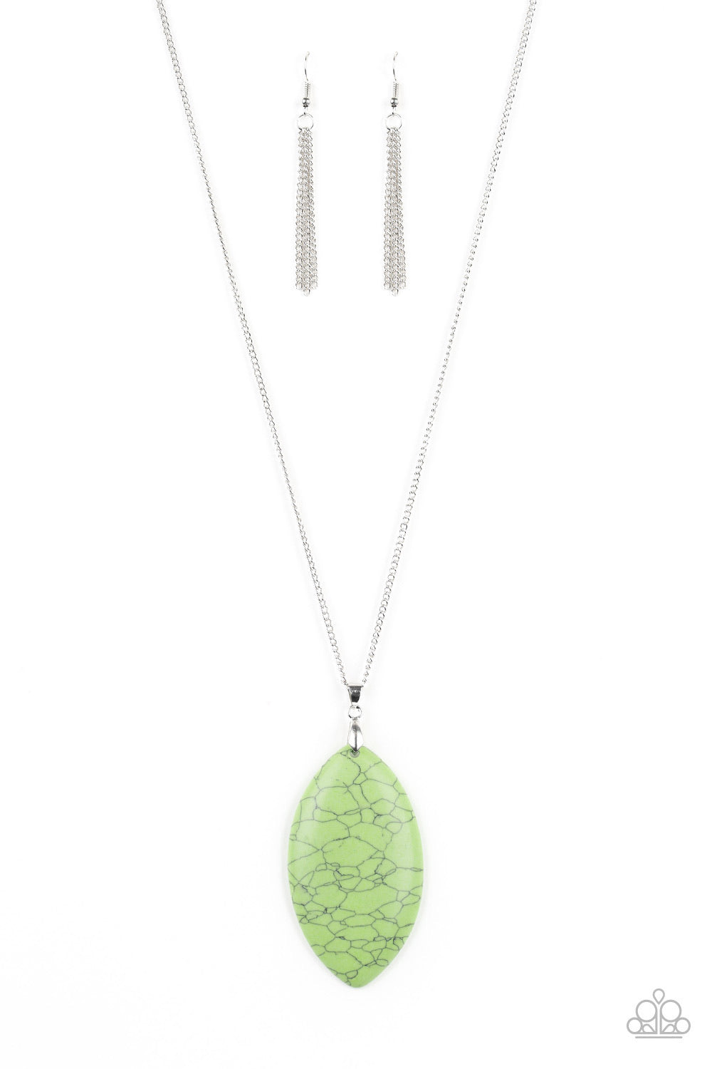 Santa Fe Simplicity-Green Necklace