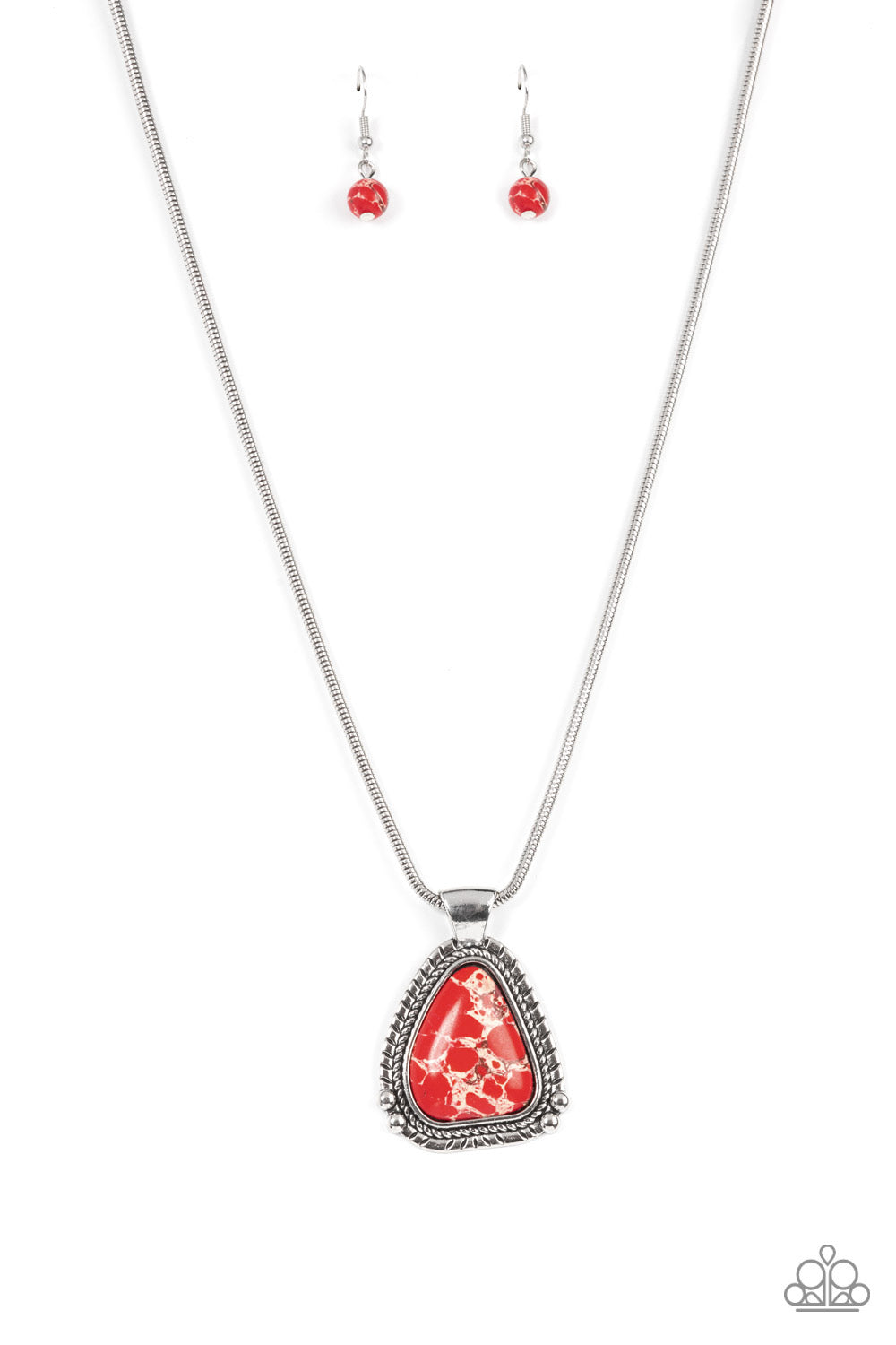 Paparazzi Artisan Adventure - Red Necklace P2SE-RDXX-311XX