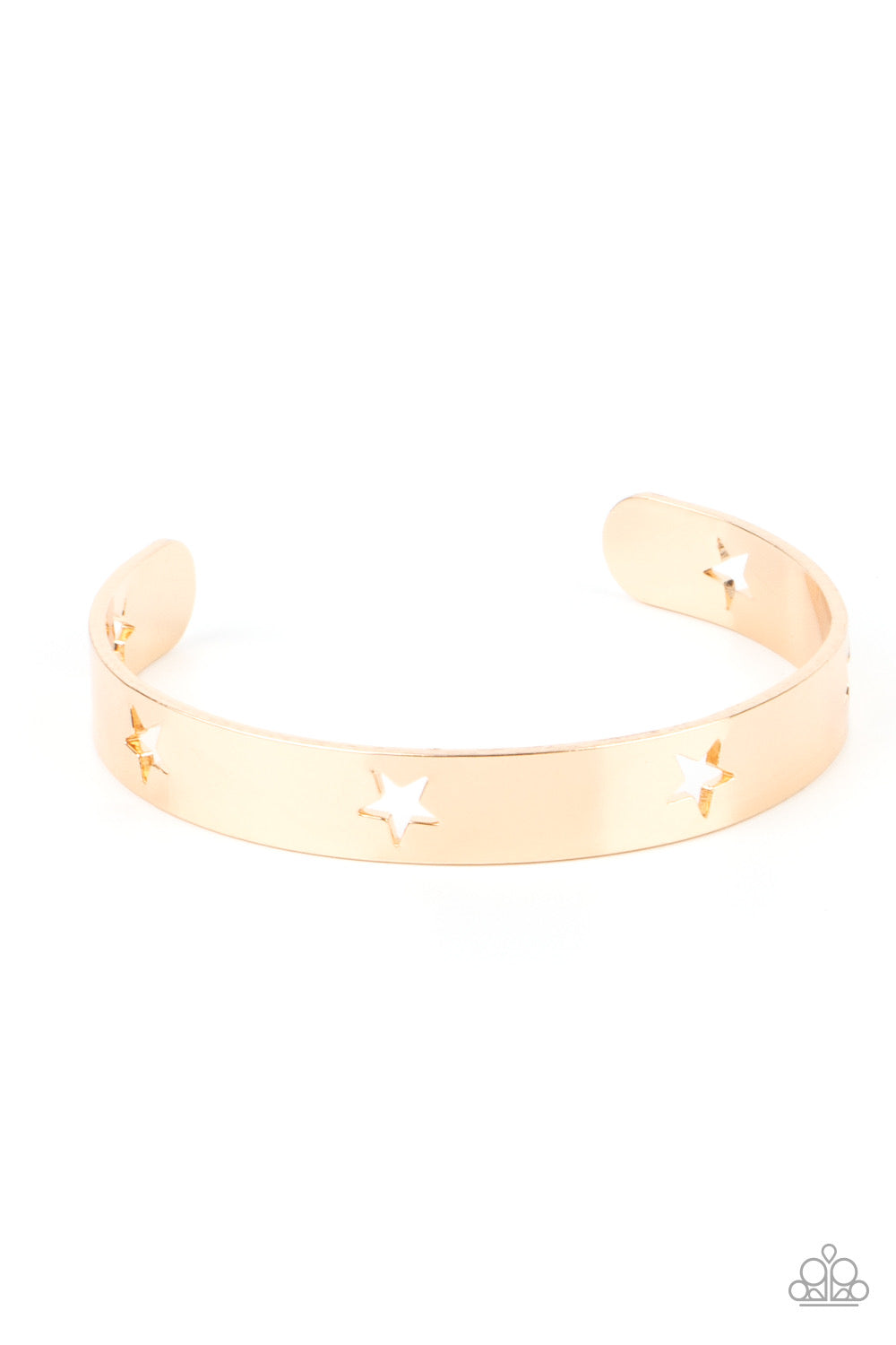 Paparazzi American Girl Glamour - Gold Bracelet P9SE-GDXX-052XX