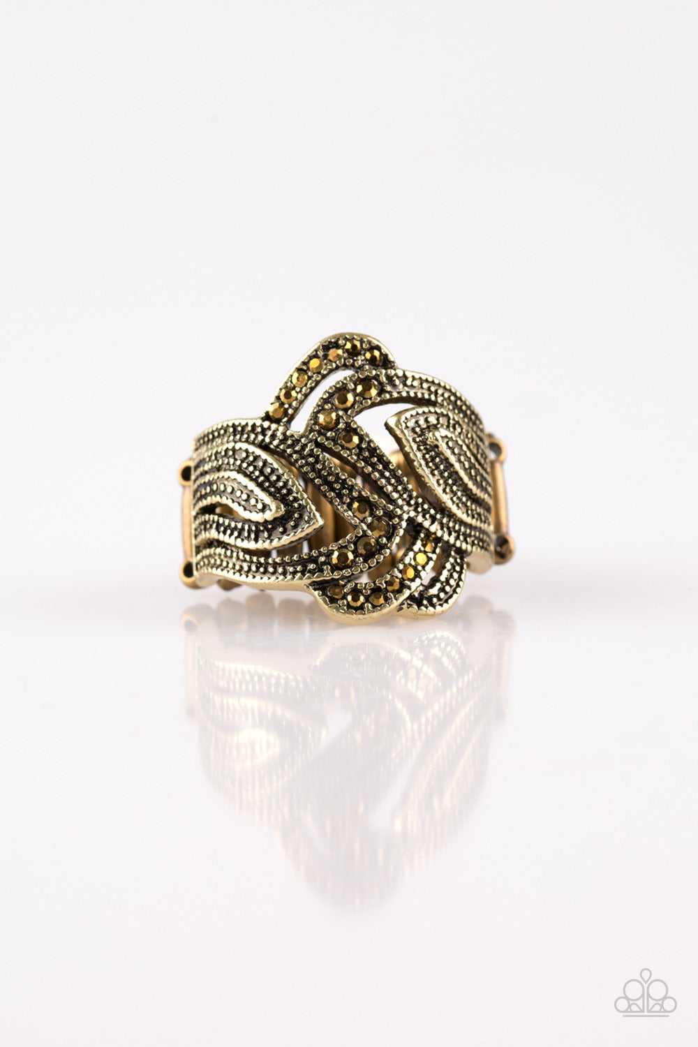 Paparazzi Fire and Ice-Brass Ring