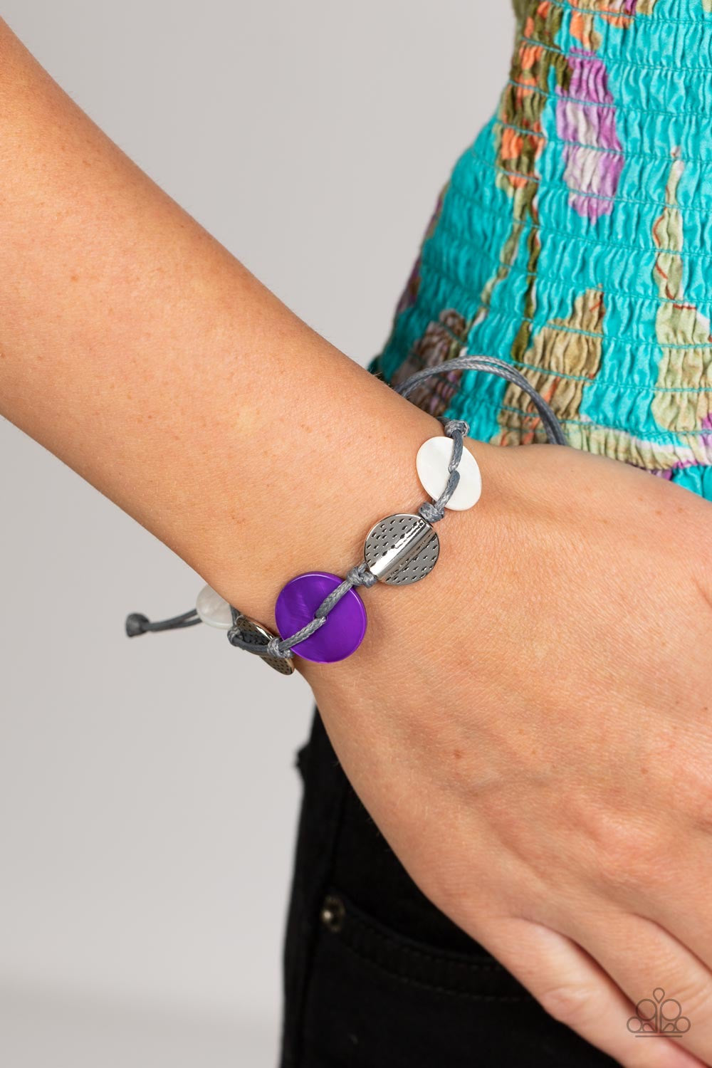 Paparazzi Shore Up - Purple  Bracelet P9SE-PRXX-178FX