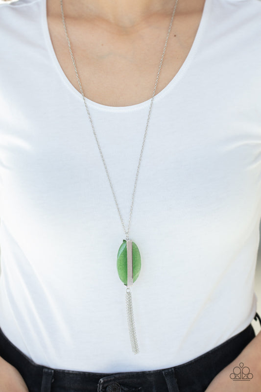 Tranquility Trend -Green Necklace