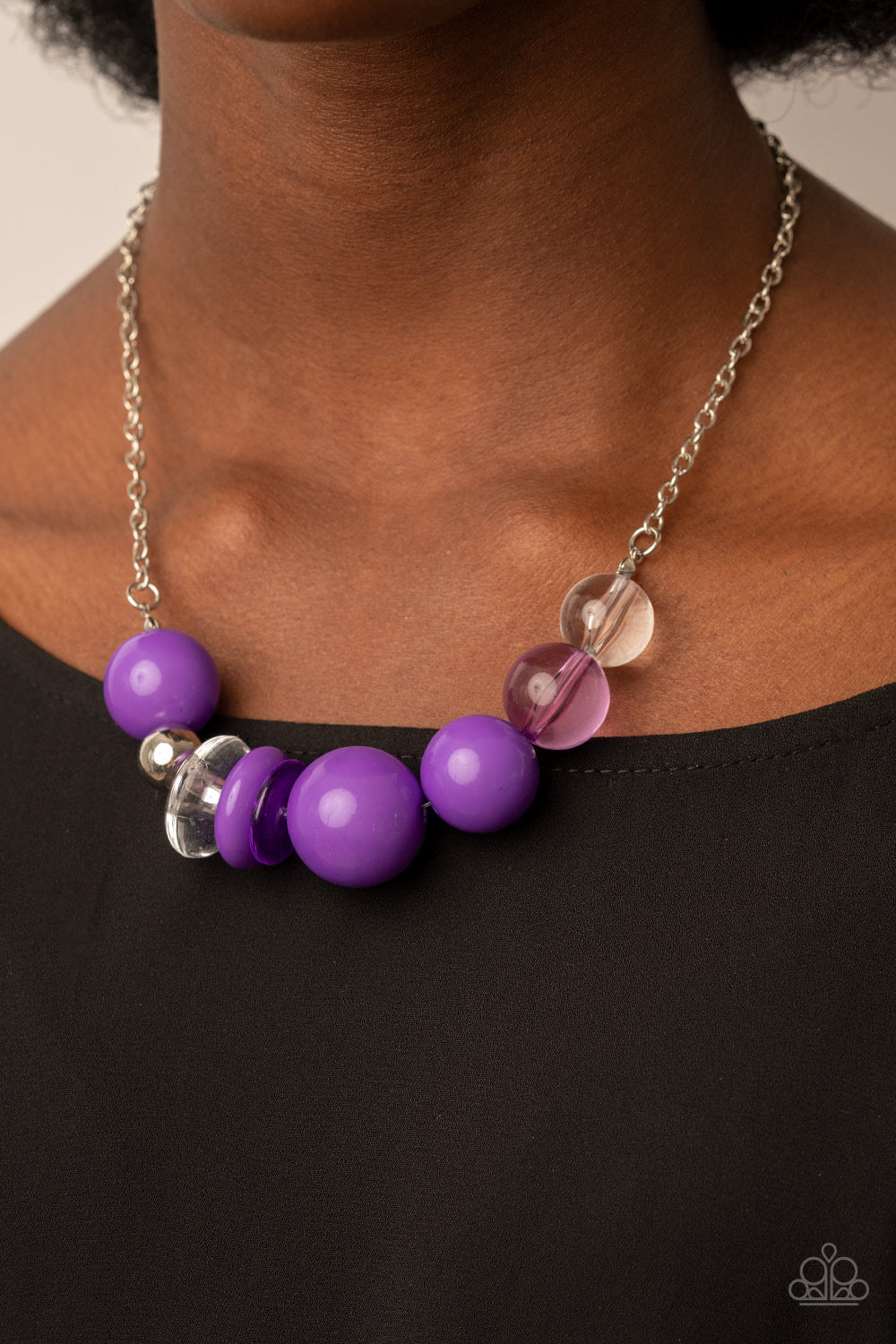 Paparazzi Bauble Bonanza - Purple  Necklace P2ST-PRXX-116XX