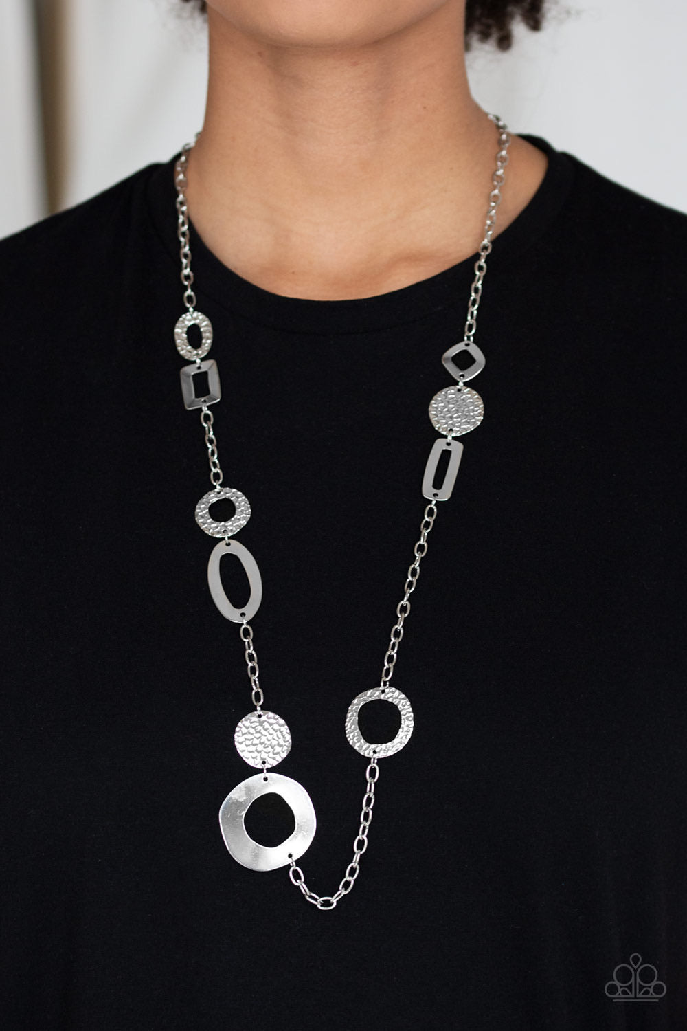 Paparazzi Metro Scene-Silver Necklace