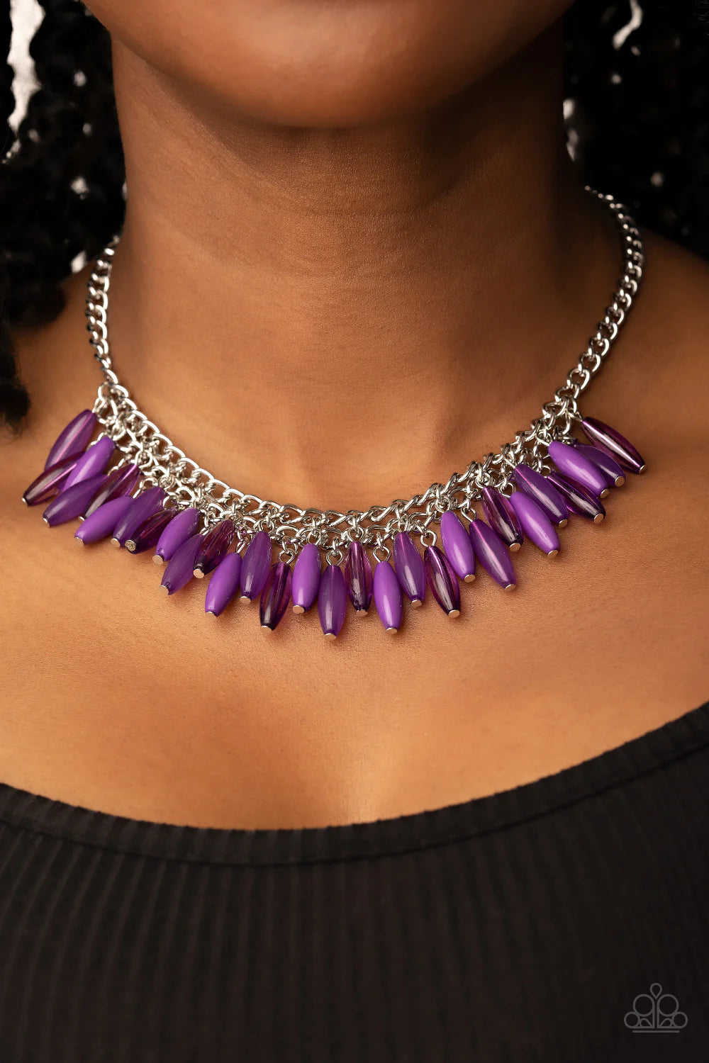 Paparazzi Beach House Hustle - Purple Necklace - Paparazzi Accessories