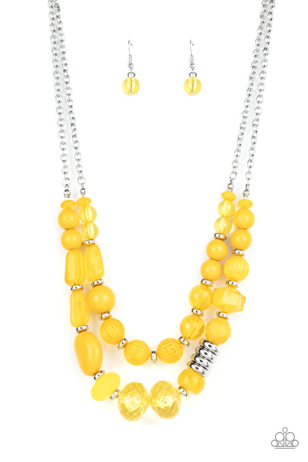 Pina Colada Paradise - Yellow  Necklace P2ST-YWXX-080XX