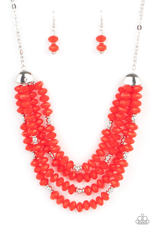 Paparazzi Best POSH-ible Taste - Red Necklace P2WH-RDXX-289XX