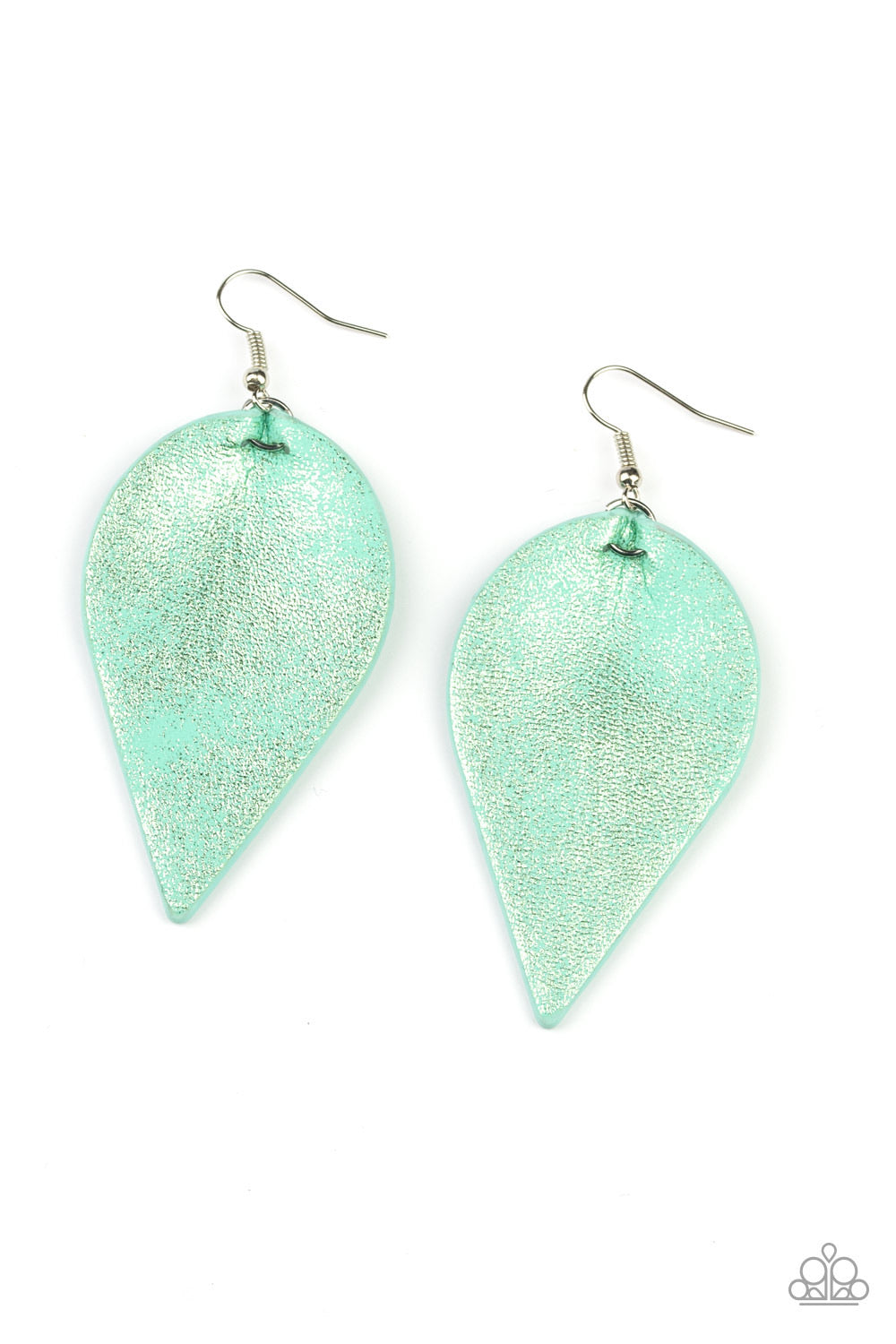 Paparazzi Enchanted Shimmer - Green  Earring P5SE-GRXX-092XX