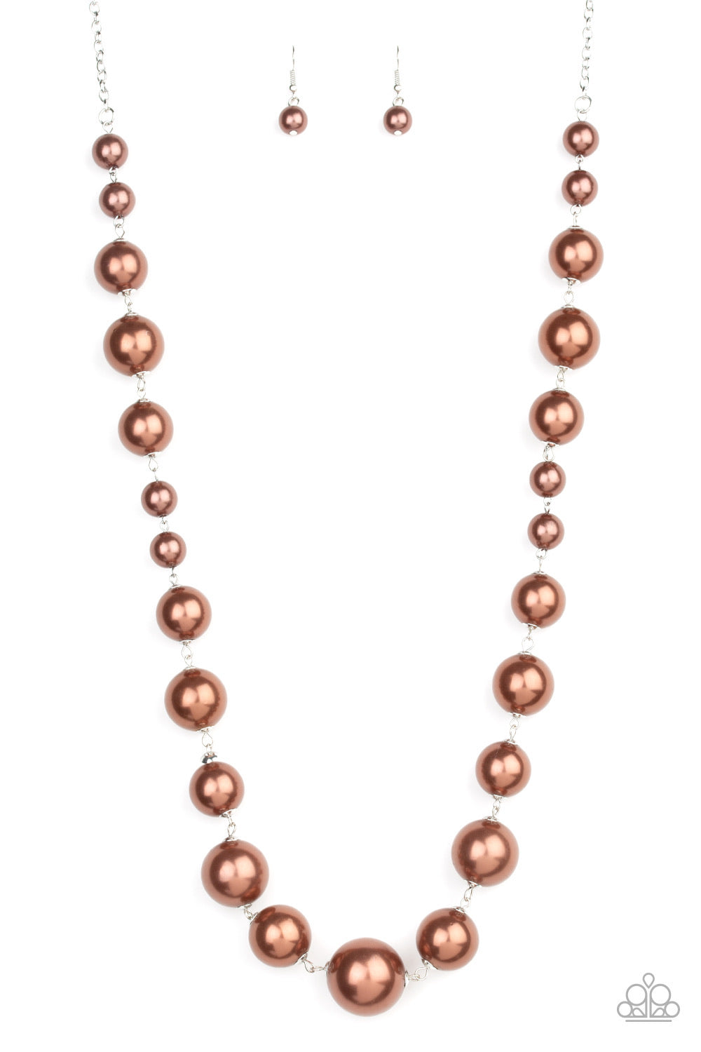 Pearl Prodigy- Brown Necklace