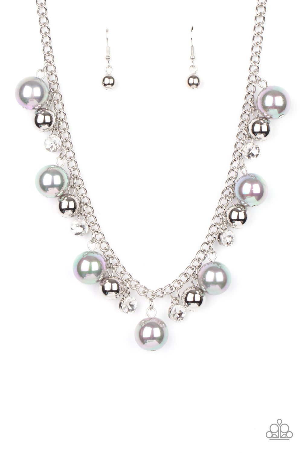 Paparazzi Galactic Gala - Silver  Necklace P2RE-SVXX-401XX