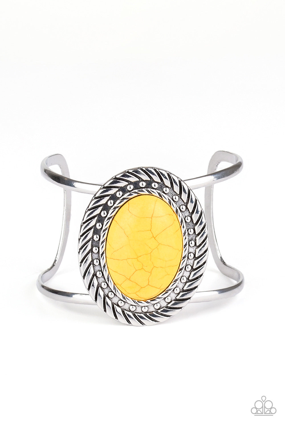 Paparazzi Desert Aura -Yellow Bracelet