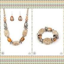 Paparazzi In Good Glazes - Brown Necklace Set