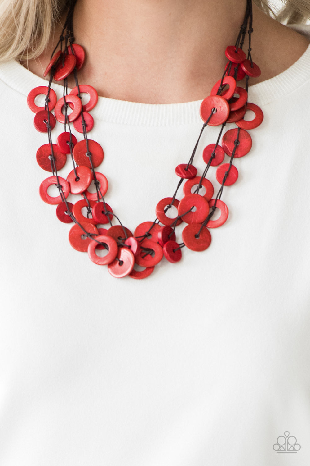 Wonderfully Walla Walla - Red Necklace