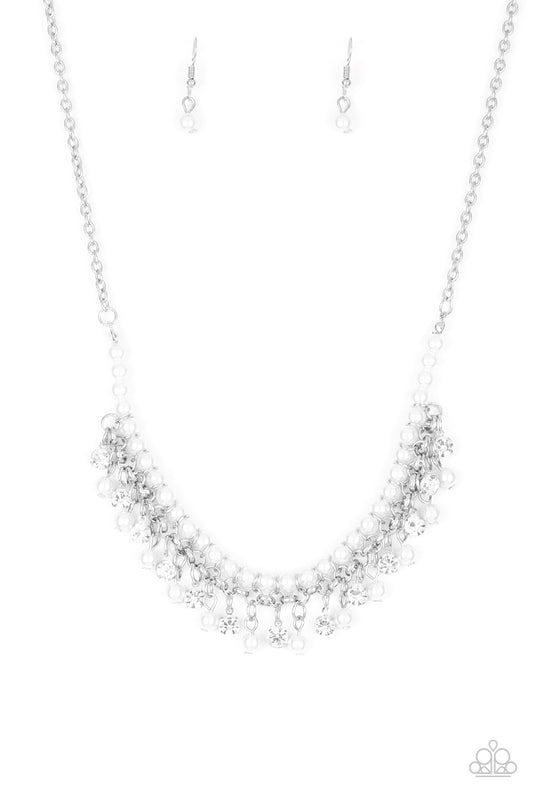 Paparazzi A Touch of CLASSY - White Necklace P2RE-WTXX-336XX