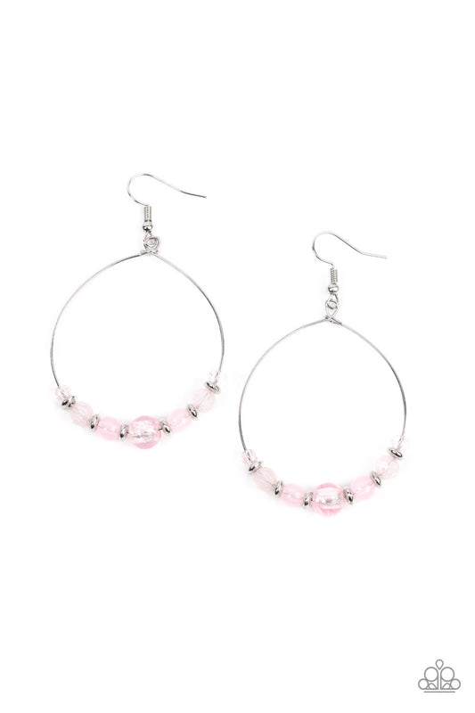 Paparazzi Ambient Afterglow - Pink  Earring P5WH-PKXX-257XX