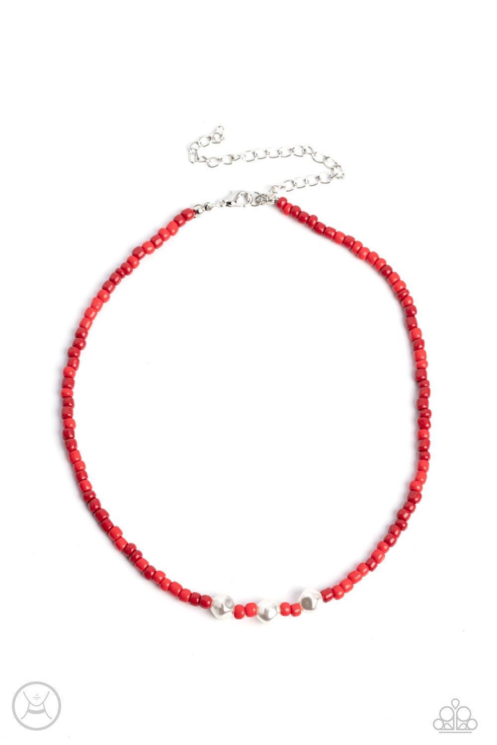 Paparazzi I Can SEED Clearly Now - Red  Necklace P2CH-RDXX-023XX