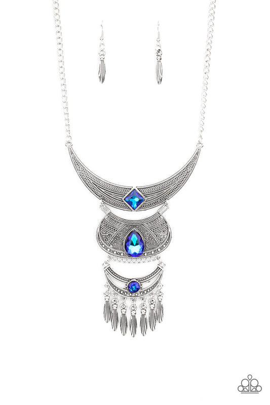 Paparazzi Lunar Enchantment - Blue Necklace P2ST-BLXX-168XX