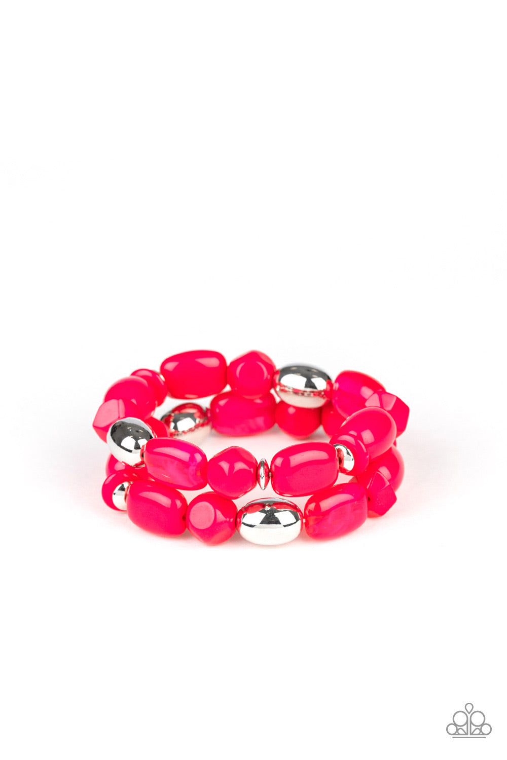 Paparazzi Fruity Flavor -Pink Bracelet