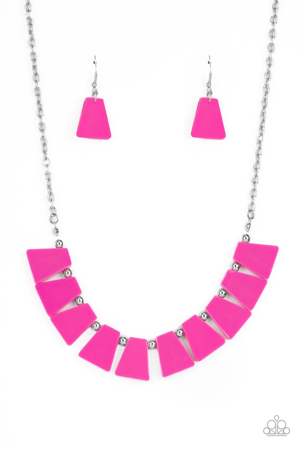 Paparazzi Vivaciously Versatile - Pink Necklace  P2SE-PKXX-219XX