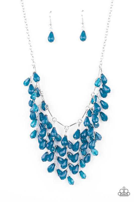 Paparazzi Garden Fairytale - Blue  Necklace P2ST-BLXX-163XX