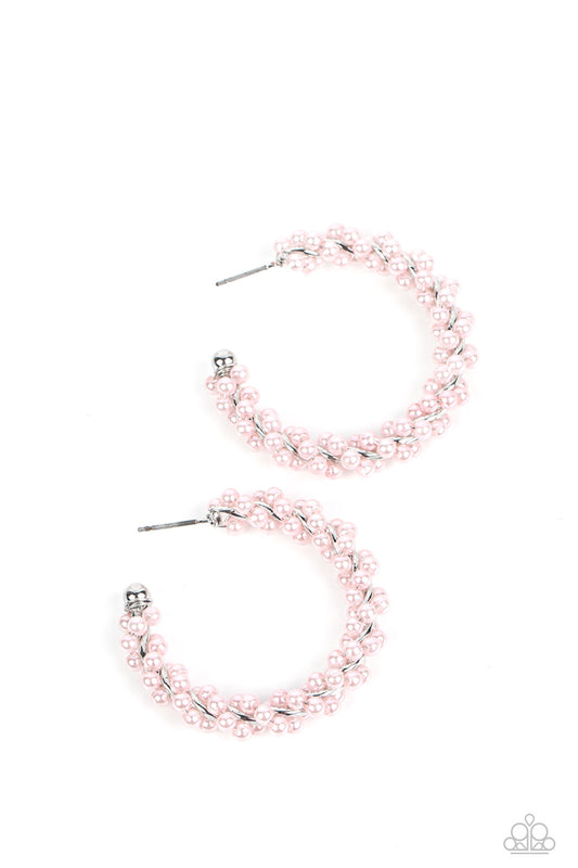 Paparazzi Yacht Royale - Pink Post Earring P5HO-PKXX-045