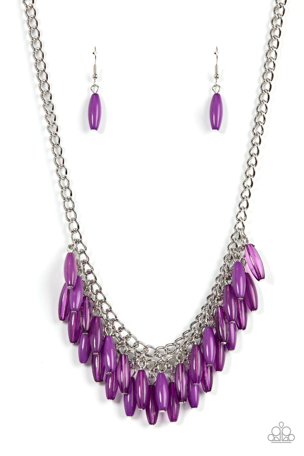 Paparazzi Beach House Hustle - Purple Necklace - Paparazzi Accessories