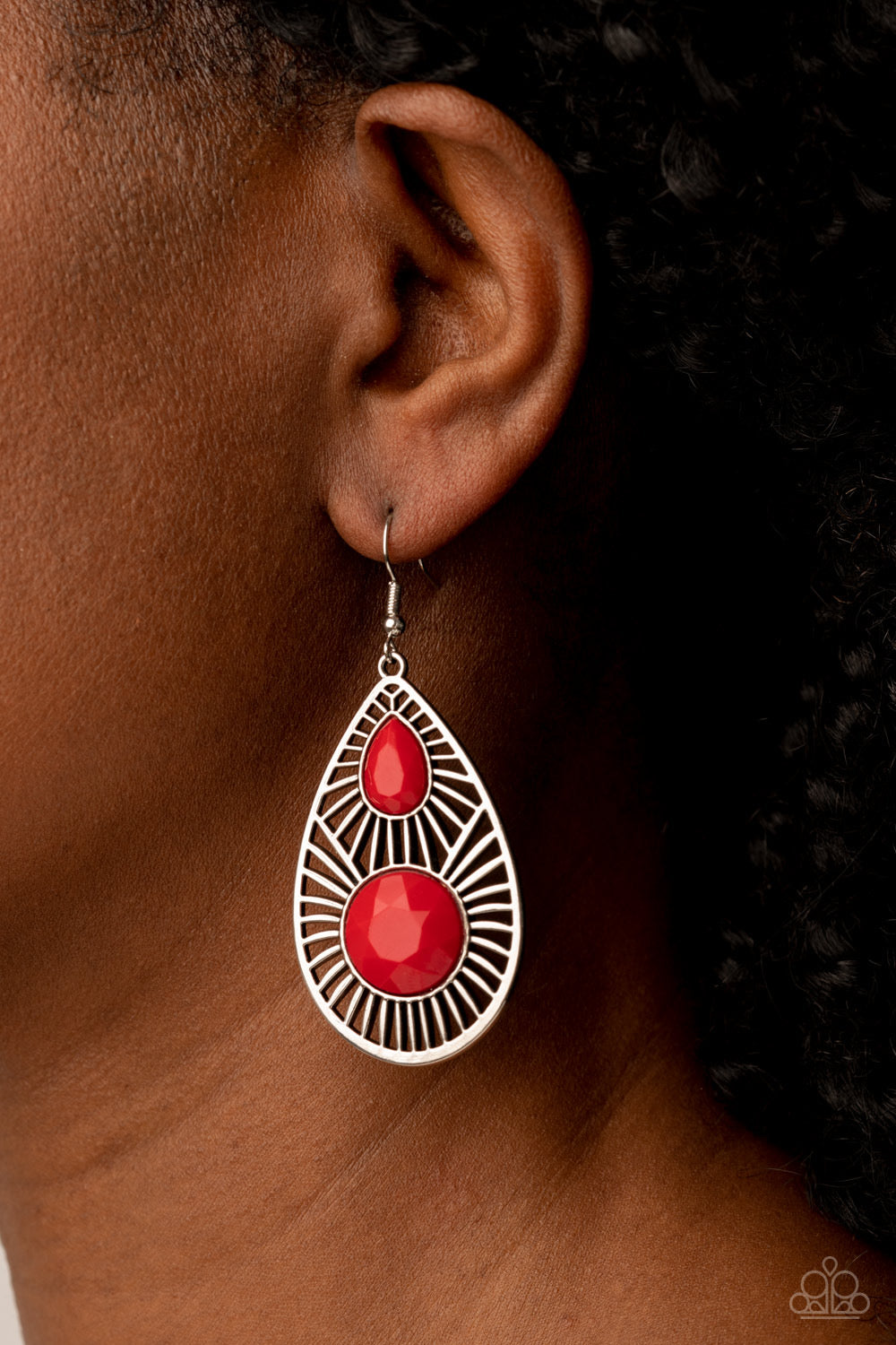 Prima Donna Diva - Red  Earring P5SE-RDXX-179XX