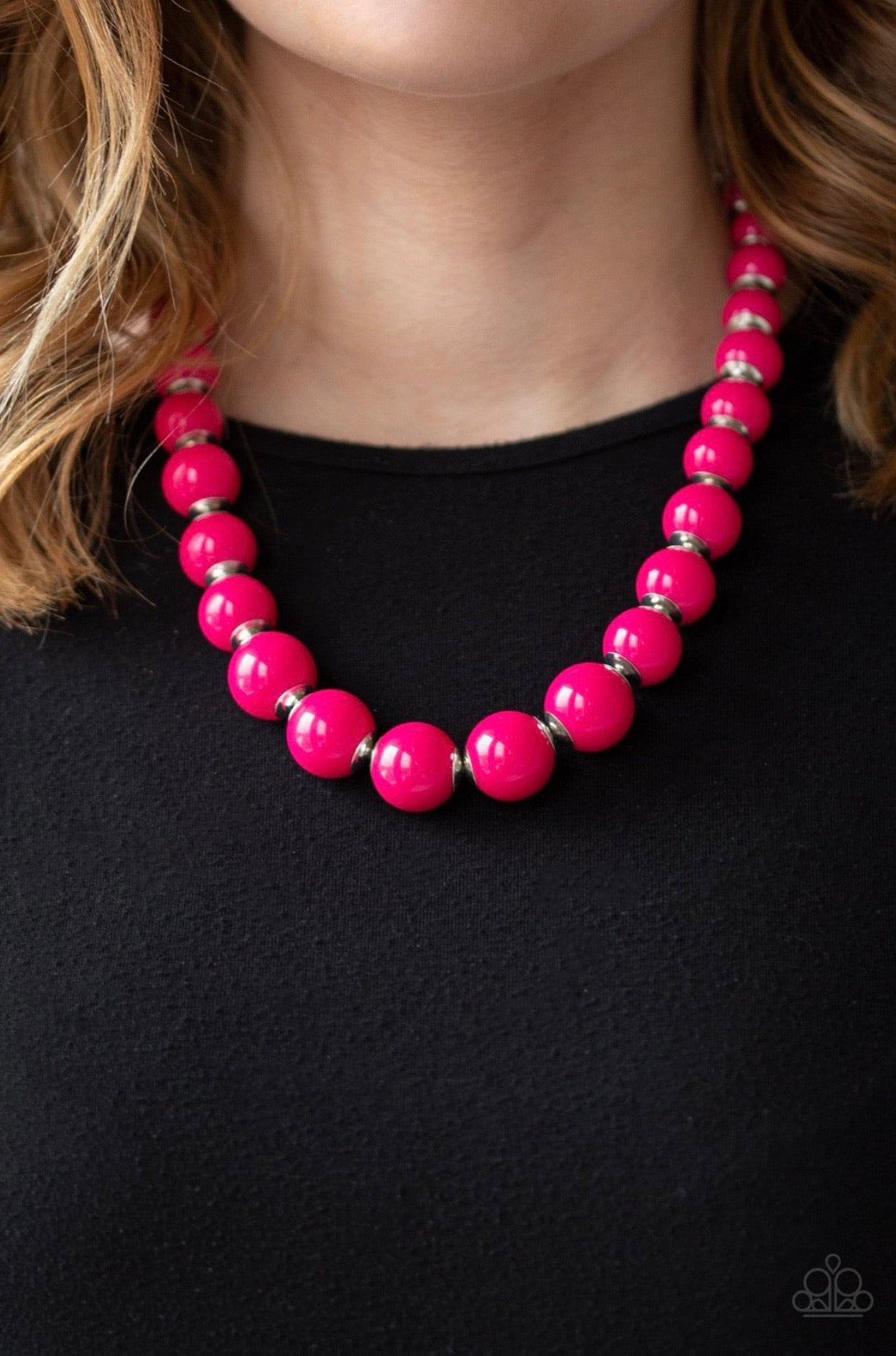 Paparazzi  Everyday Eye Candy - Pink Necklace