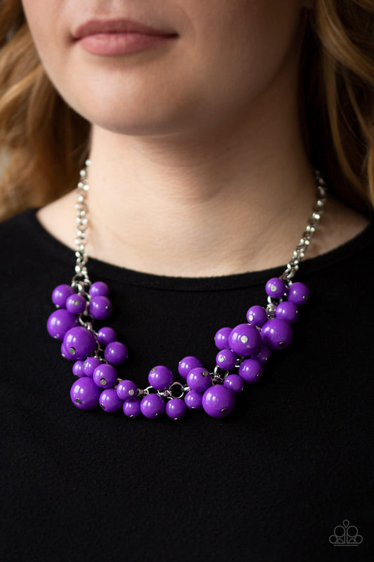 Paparazzi Walk This BROADWAY-Purple Necklace