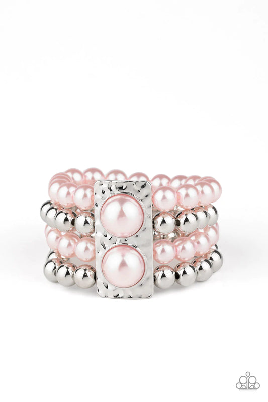 Paparazzi WEALTH-Conscious - Pink Bracelet