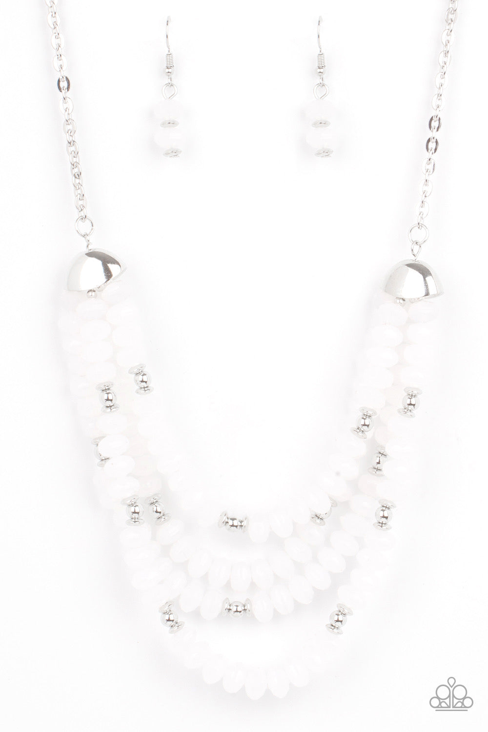 Paparazzi Best POSH-ible Taste - White  Necklace P2WH-WTXX-276XX