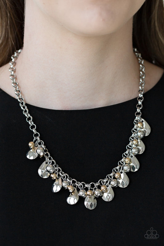 Paparazzi Stage Stunner -Silver Necklace