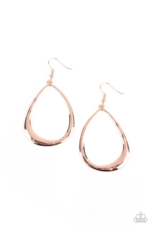 Paparazzi ARTISAN Gallery - Rose Gold  Earrings P5BA-GDRS-090XX