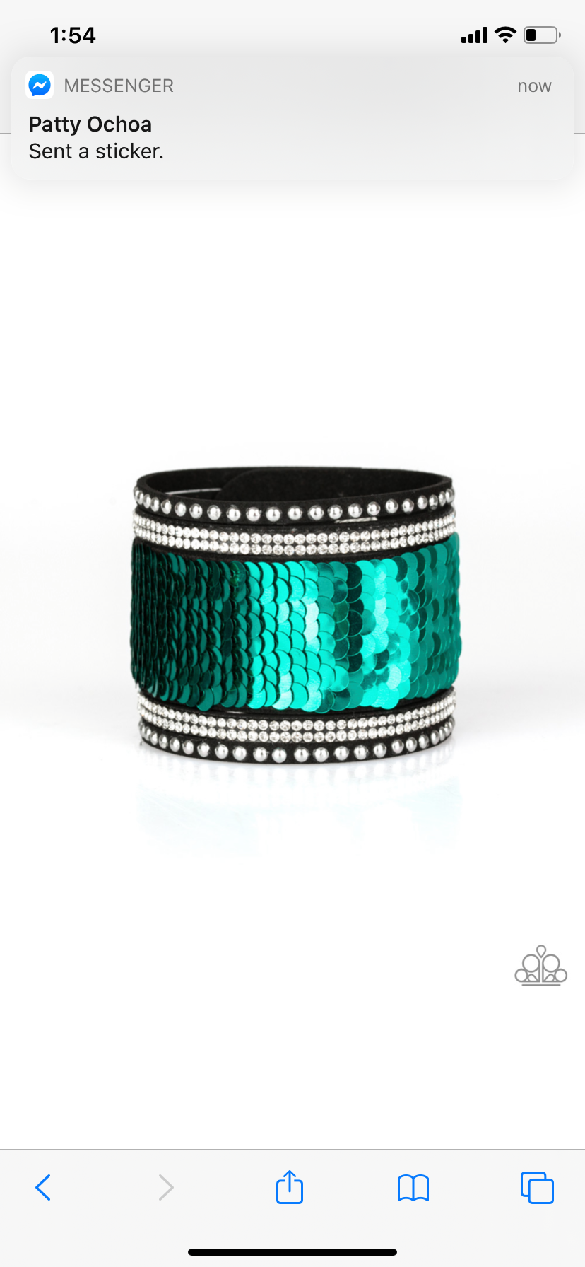 Paparazzi MERMAIDS Have More Fun - Green Bracelet