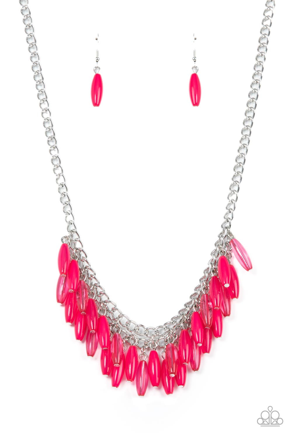 Paparazzi Beach House Hustle - Pink Necklace P2WH-PKXX-437XX