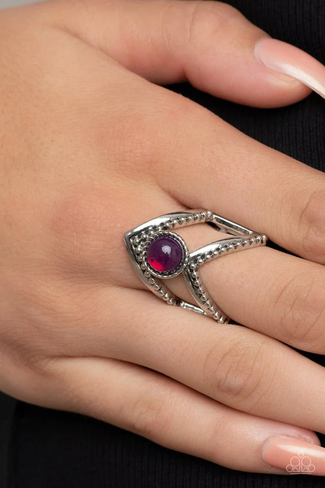 Paparazzi Axial Angle - Purple Ring