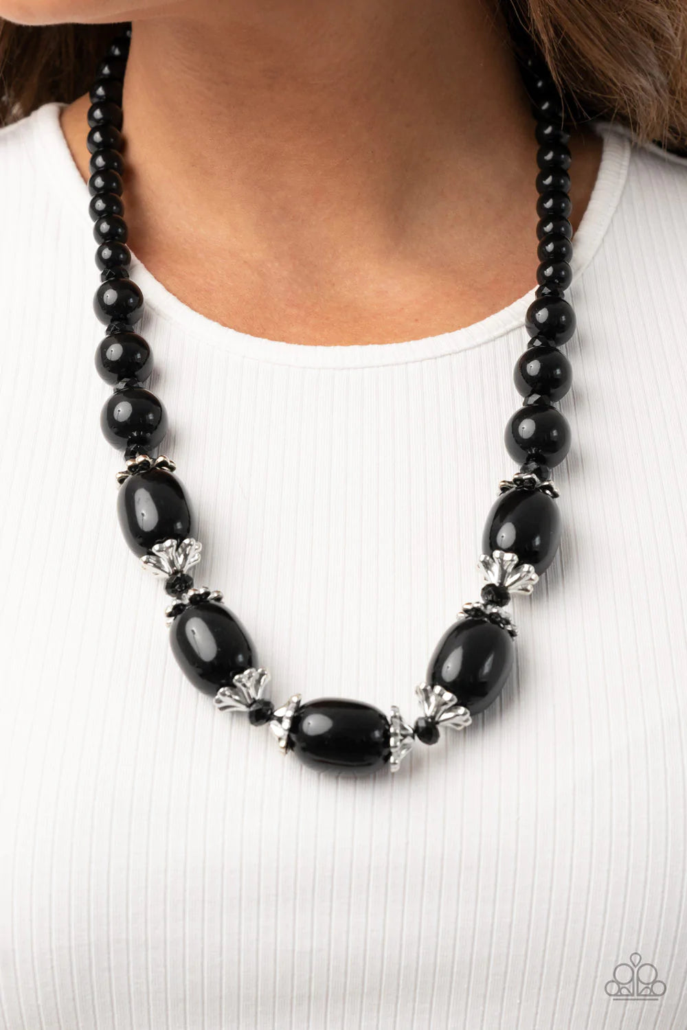 Paparazzi After Party Posh- Black Necklace