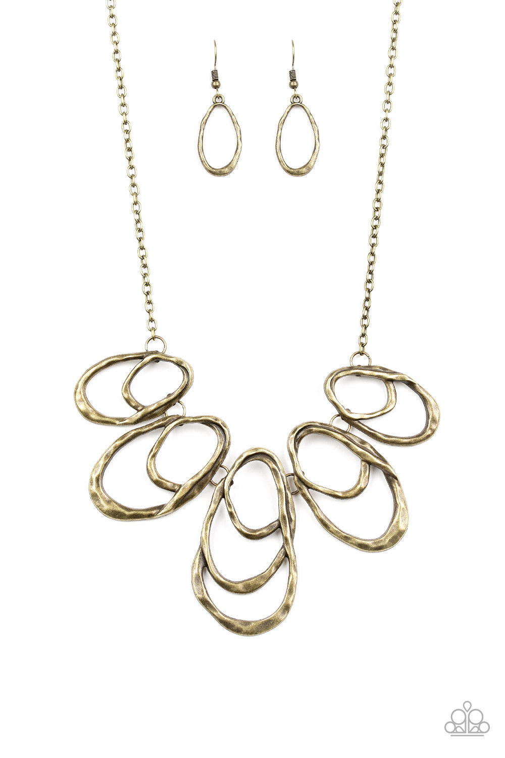 Terra Storm-Brass Necklace