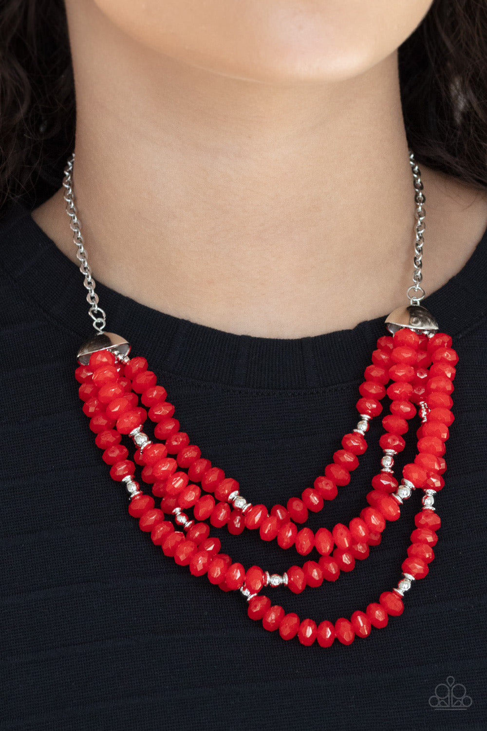 Paparazzi Best POSH-ible Taste - Red Necklace P2WH-RDXX-289XX